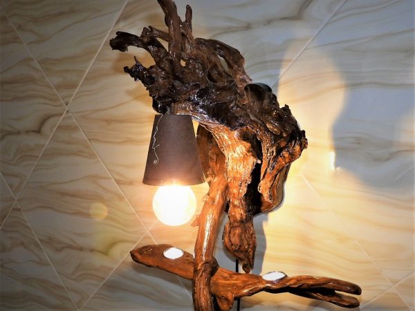Wooden Lamp: "Our first unicorn"